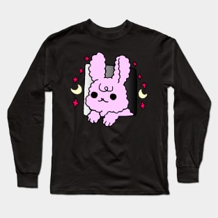 cute baby bunny peeking, cute bunny Long Sleeve T-Shirt